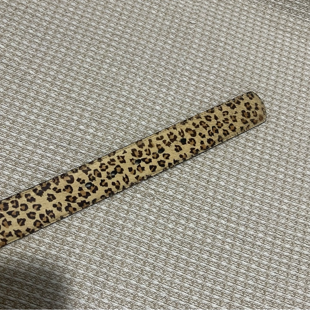 Chrome Hearts Leopard Print Belt with Silver Buckle - Picture 8 of 10